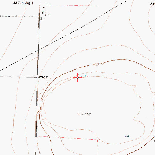 Topographic Map of White Deer-Groom Division, TX