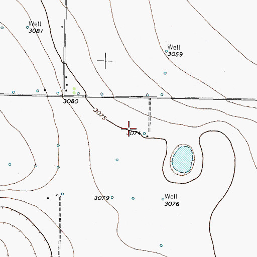 Topographic Map of Wilson Division, TX