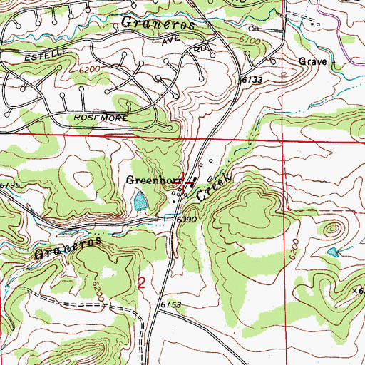 Topographic Map of Greenhorn, CO