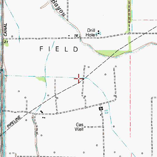 Topographic Map of Winnie-Stowell Division, TX