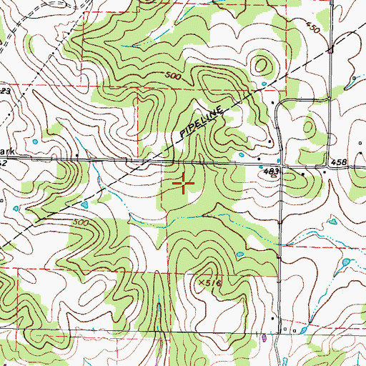Topographic Map of Winnsboro Division, TX