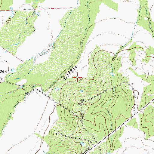 Topographic Map of Wortham Division, TX
