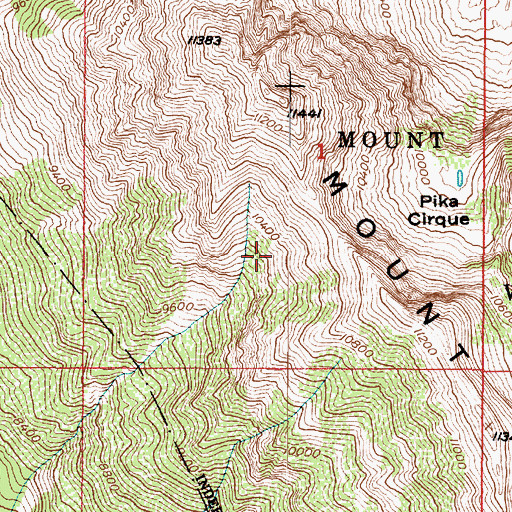 Topographic Map of American Fork-Pleasant Grove Division, UT