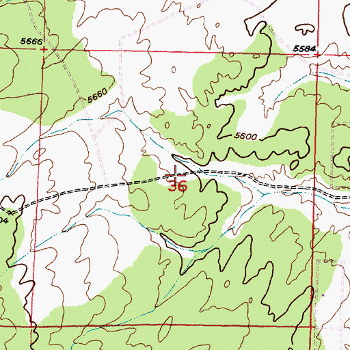Topographic Map of Cedar City Division, UT