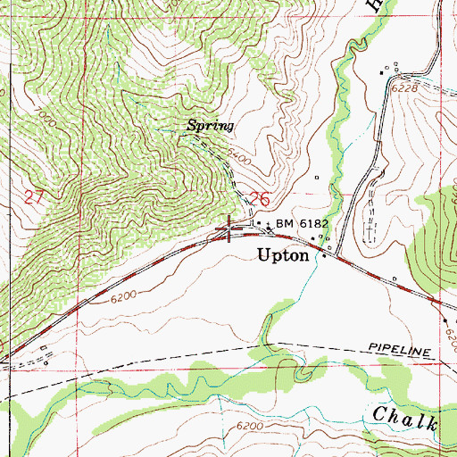 Topographic Map of Coalville Division, UT