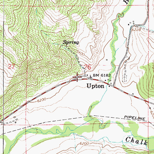 Topographic Map of Coalville Division, UT