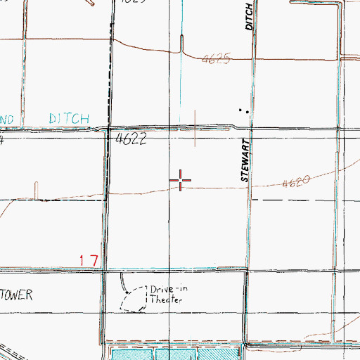 Topographic Map of Delta Division, UT