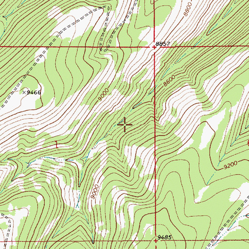 Topographic Map of East Carbon Division, UT