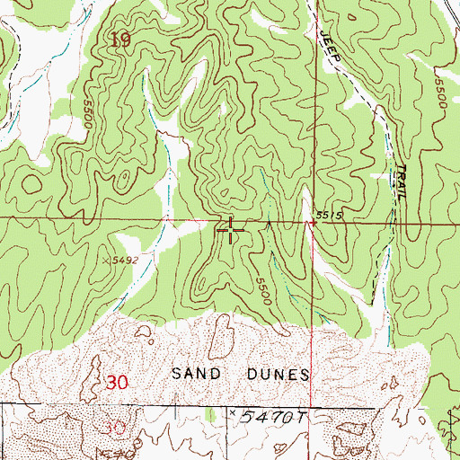 Topographic Map of Eureka Division, UT