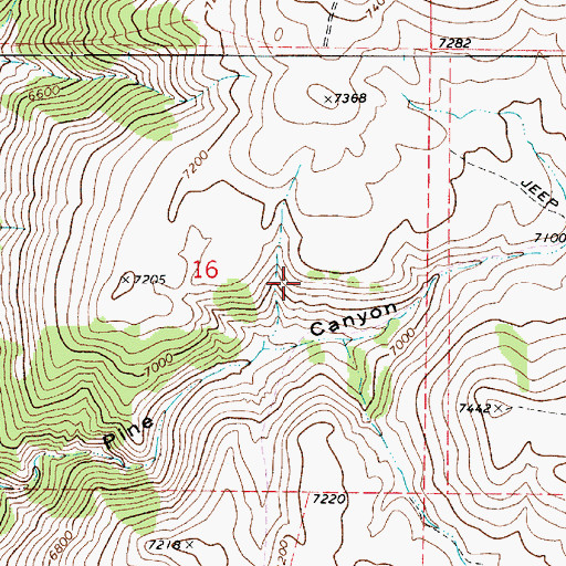 Topographic Map of Garden City-Laketown Division, UT