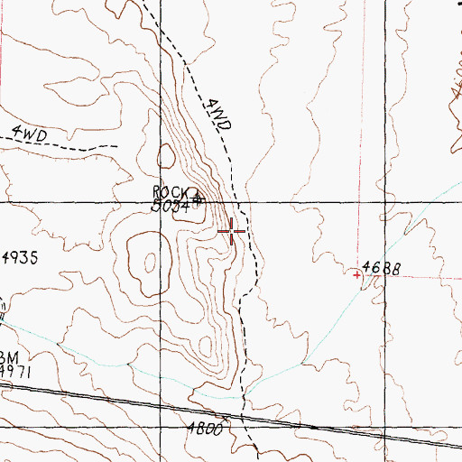 Topographic Map of Garrison-Sevier Lake Division, UT