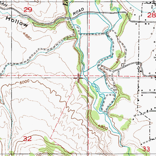 Topographic Map of Hyrum Division, UT