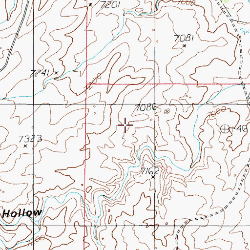 Topographic Map of Loa Division, UT