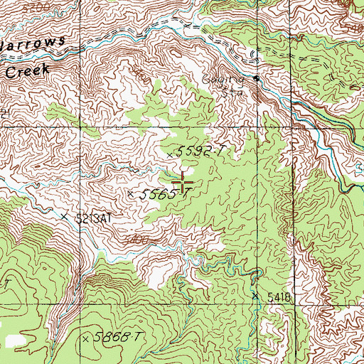 Topographic Map of Moab Division, UT