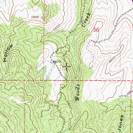 Topographic Map of Morgan South Division, UT