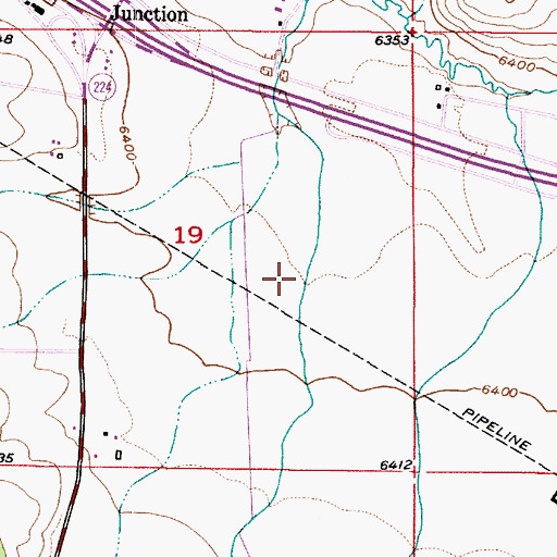 Topographic Map of Park City Division, UT