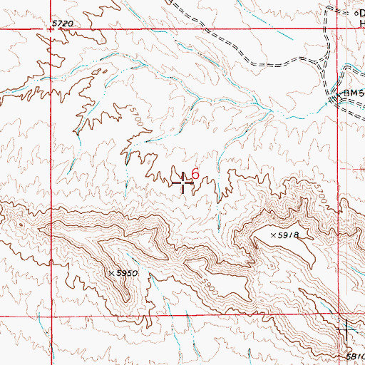 Topographic Map of Price Division, UT