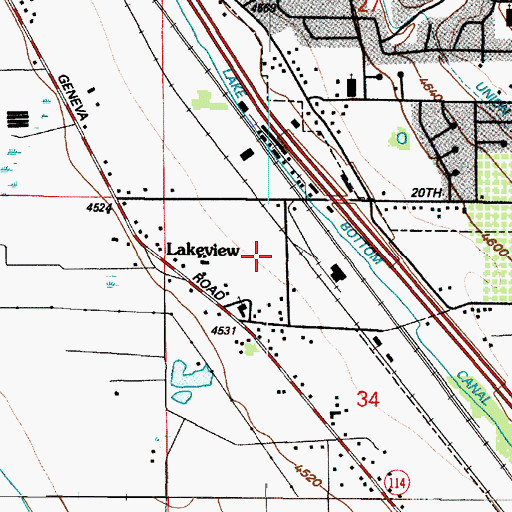 Topographic Map of Provo-Orem Division, UT