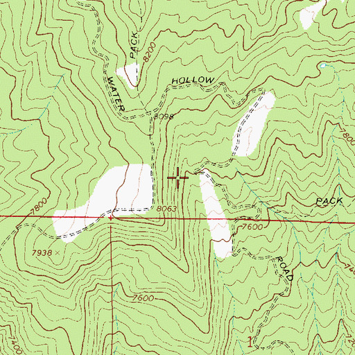 Topographic Map of Salina Division, UT