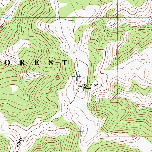 Topographic Map of Soldier Summit Division, UT
