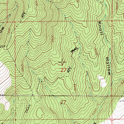 Topographic Map of Springville-Mapleton Division, UT