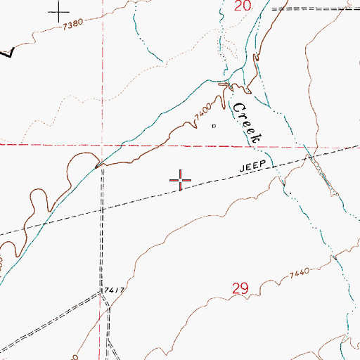 Topographic Map of Tropic Division, UT