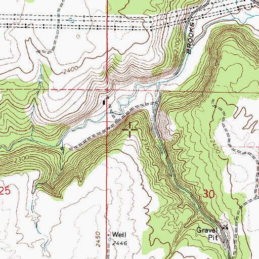 Topographic Map of Airway Heights Division, WA