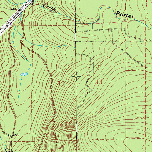 Topographic Map of Arlington Division, WA