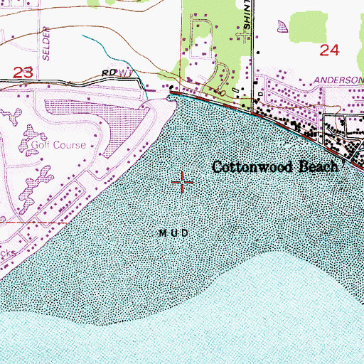 Topographic Map of Blaine Division, WA