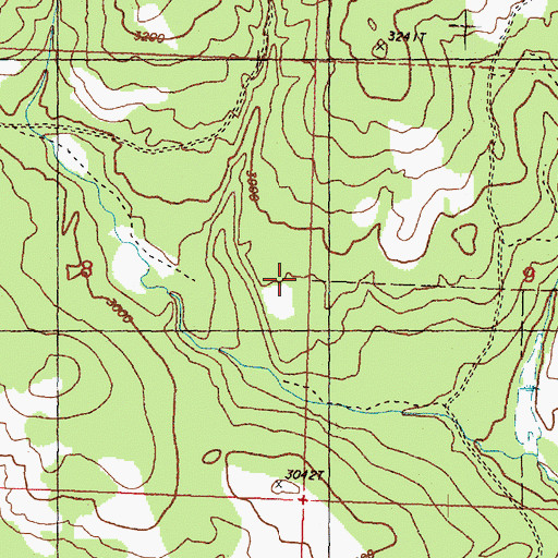 Topographic Map of Brewster-Wakefield Division, WA