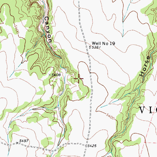 Topographic Map of Vigil and Saint Vrain, CO