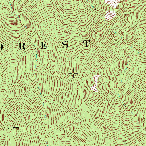 Topographic Map of Chelan Division, WA