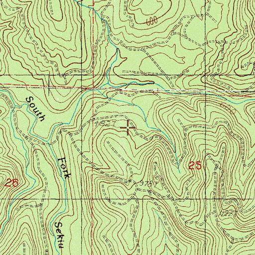 Topographic Map of Clallam Bay-Neah Bay Division, WA