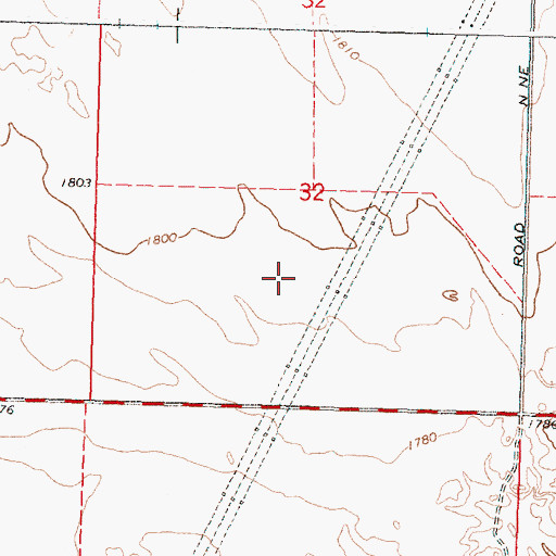 Topographic Map of Coulee City Division, WA