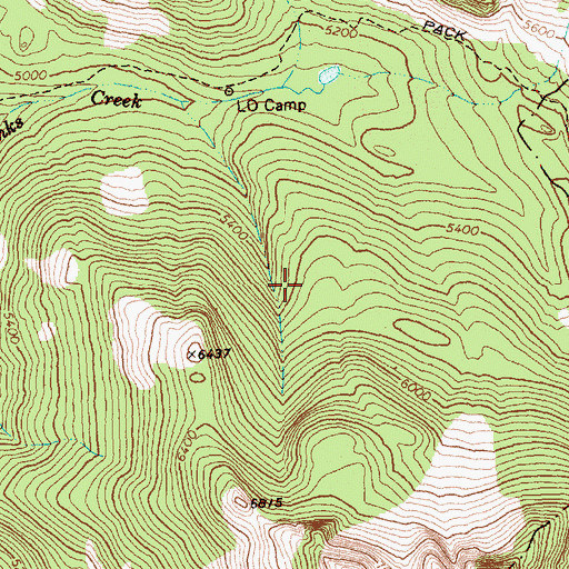 Topographic Map of Early Winters Division, WA