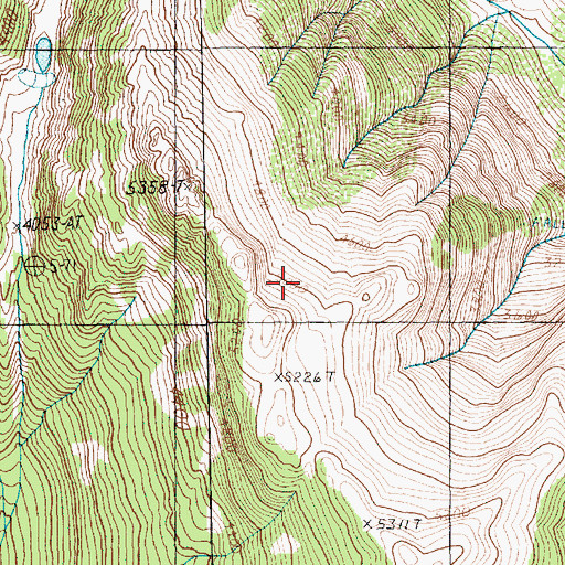 Topographic Map of East Whatcom Division, WA