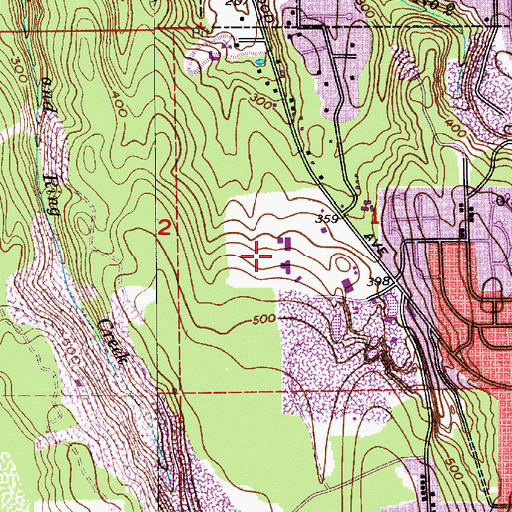 Topographic Map of Everett Division, WA