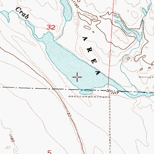 Topographic Map of Gloyd Division, WA