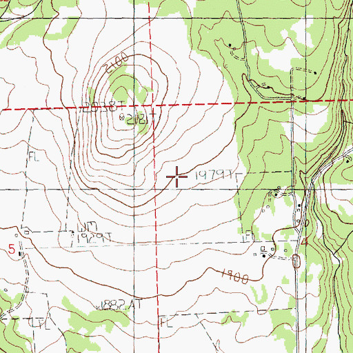 Topographic Map of Goldendale Division, WA