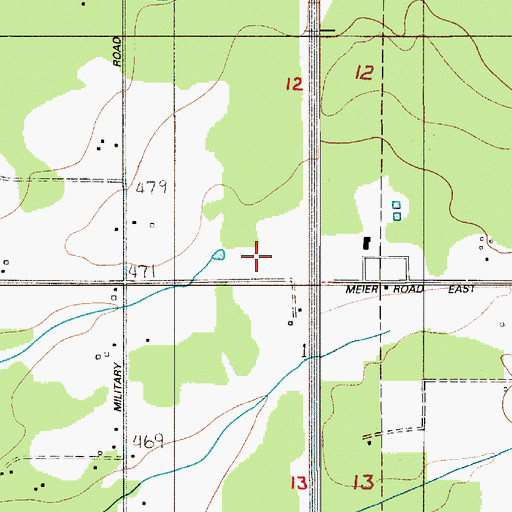 Topographic Map of Napavine Division, WA