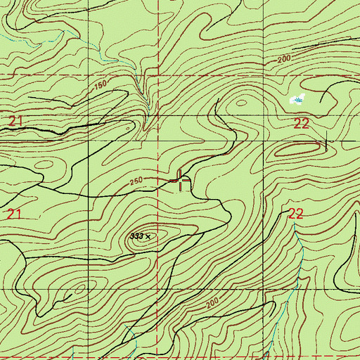 Topographic Map of Kamilche Division, WA