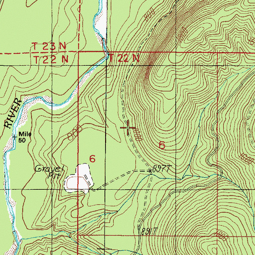 Topographic Map of Neilton Division, WA
