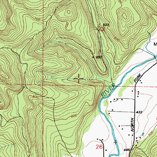 Topographic Map of Logan Hill Division, WA