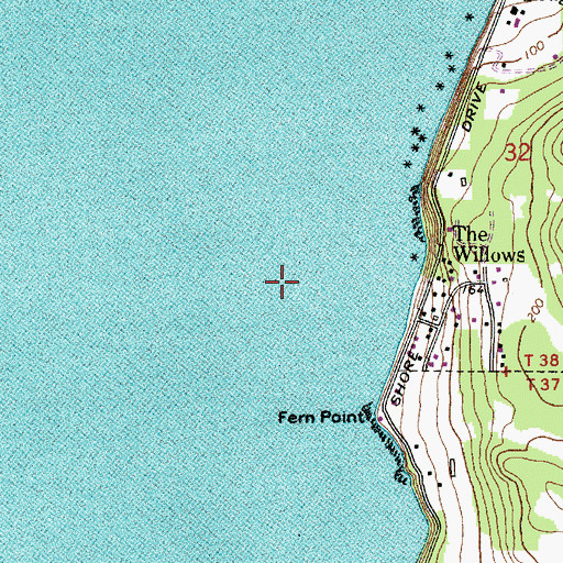 Topographic Map of Lummi Island Division, WA