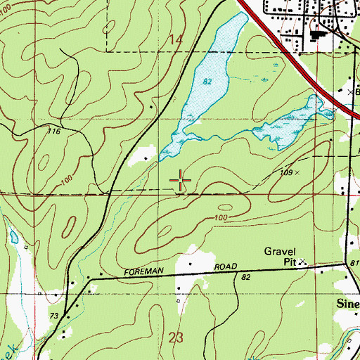 Topographic Map of McCleary Division, WA
