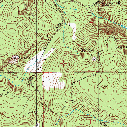 Topographic Map of Mossyrock Division, WA