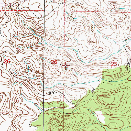 Topographic Map of Naselle Division, WA