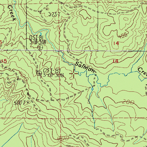 Topographic Map of North River Division, WA
