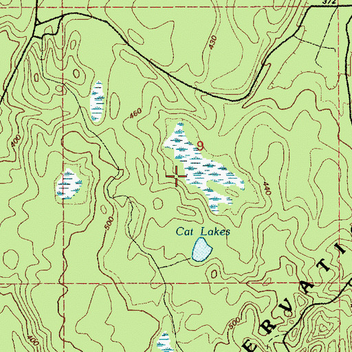 Topographic Map of Olympia East Division, WA
