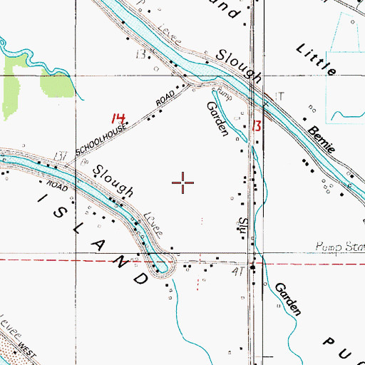 Topographic Map of Puget Island Division, WA